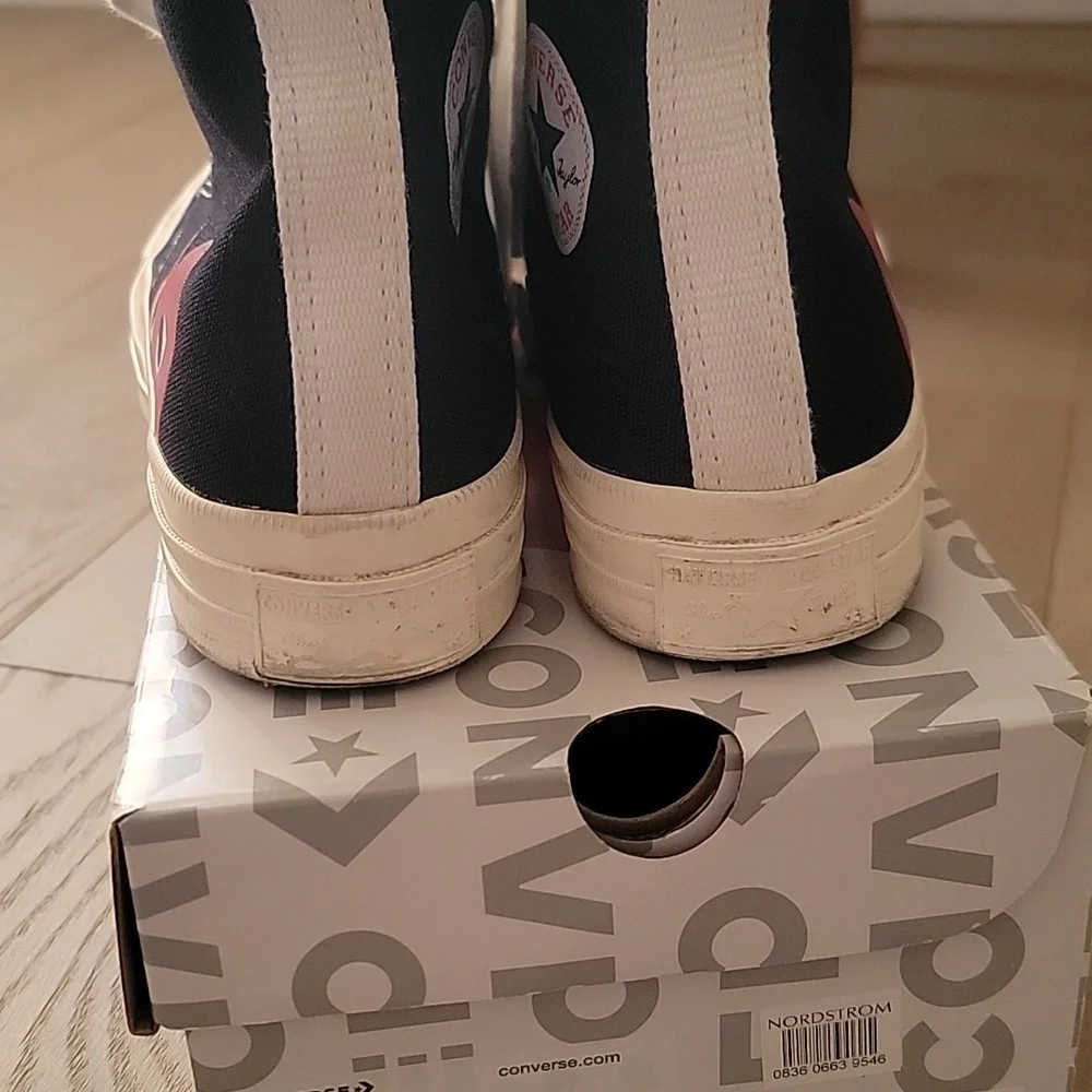 Comme des Garcons PLAY X CONVERSE size 6/36.5 - Picture 3 of 7